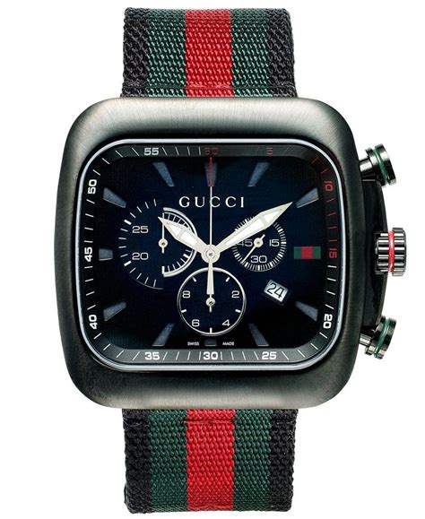 green gucci watch mens|gucci watch green and red.